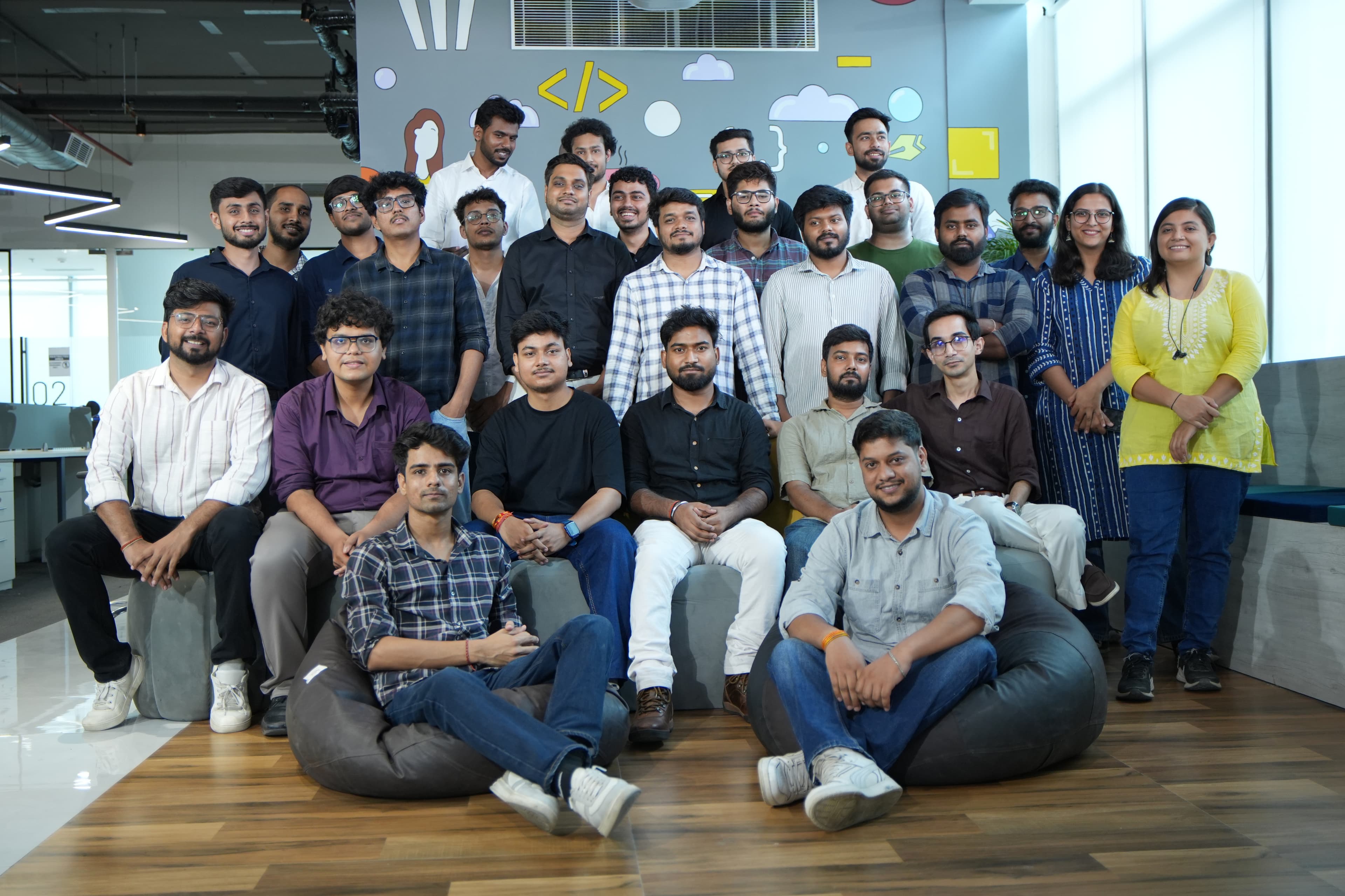 The VeloX team in their office